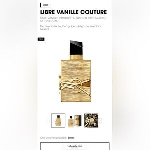 Yves Saint Laurent Libre Vanille Couture - Gold